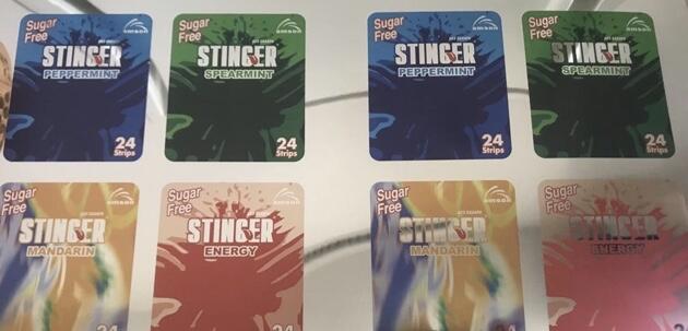 Stinger breath strip packs